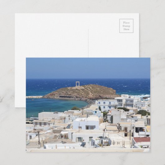 Naxos Town Briefkaart (Voorkant / Achterkant)
