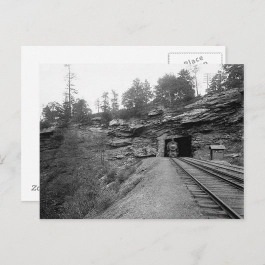 Nay Aug Tunnel Scranton Pa. Briefkaart (Voorkant / Achterkant)
