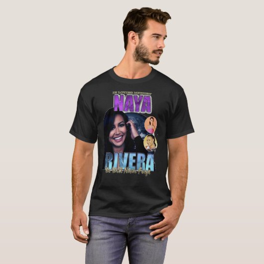 Naya Rivera Rest the Peace RIP Memorial Gift T-shirt (Voorkant volledig)