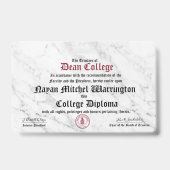 Nayan Mitchel Warrington Badge (Voorzijde)