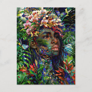 “Nayari” - Jungle Mirage - Vrouwen in Amazonia Feestdagenkaart
