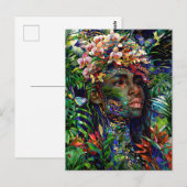 “Nayari” - Jungle Mirage - Women In Amazonia   Briefkaart (Voorkant / Achterkant)