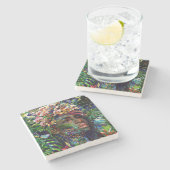 "Nayari" - Oerwoud Mirage - Vrouwen in het Amazone Stenen Onderzetter (Zijkant)