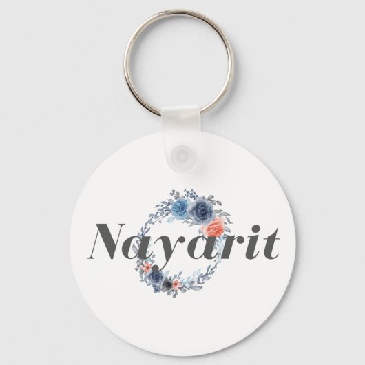 Nayarit Mexico Travel Destination Bridesmaid Keyc Sleutelhanger (Voorkant)