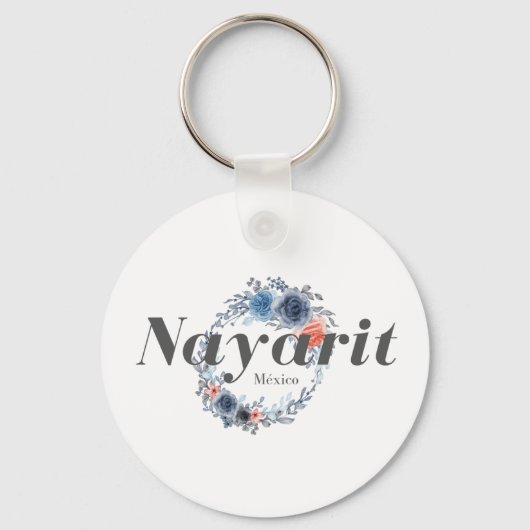 Nayarit Mexico Travel Destination Bridesmaid Sleutelhanger (Voorkant)