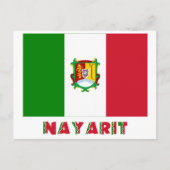Nayarit Unofficiale vlag Briefkaart (Voorkant)