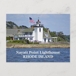 Nayatt Point Lighthouse, Rhode Island Briefkaart