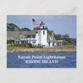 Nayatt Point Lighthouse, Rhode Island Briefkaart (Voorkant)