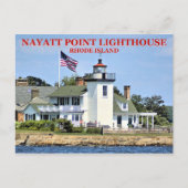 Nayatt Point Lighthouse, Rhode Island Briefkaart (Voorkant)