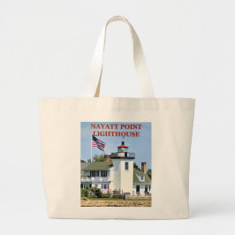 Nayatt Point Lighthouse, Rhode Island Canvas tas