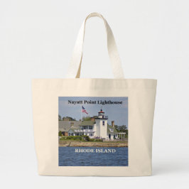 Nayatt Point Lighthouse, Rhode Island Canvas tas