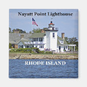 Nayatt Point Lighthouse, Rhode Island Magnet (Voorkant)