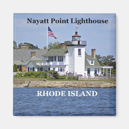 Nayatt Point Lighthouse, Rhode Island Magnet (Voorkant)