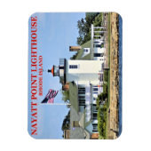 Nayatt Point Lighthouse, Rhode Island Magnet Magneet (Verticaal)