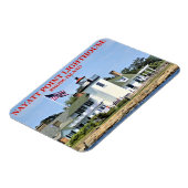 Nayatt Point Lighthouse, Rhode Island Magnet Magneet (Linkerzijde)