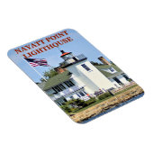 Nayatt Point Lighthouse, Rhode Island Magnet Magneet (Rechterzijde)