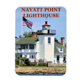Nayatt Point Lighthouse, Rhode Island Magnet Magneet (Verticaal)