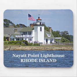 Nayatt Point Lighthouse, Rhode Island Mousepad Muismat