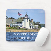 Nayatt Point Lighthouse, Rhode Island Mousepad Muismat (Met muis)