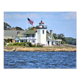 Nayatt Point Lighthouse, Rhode Island Photo Print Foto Afdruk