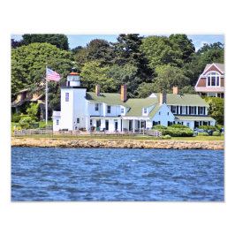 Nayatt Point Lighthouse, Rhode Island Photo Print Foto Afdruk