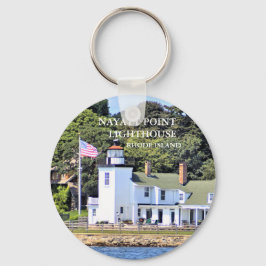 Nayatt Point Lighthouse, Rhode Island Sleutelhange Sleutelhanger