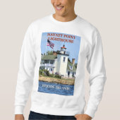 Nayatt Point Lighthouse, Rhode Island Sweatshirt (Voorkant)