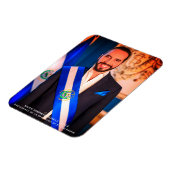 Nayib Bukele, President van El Salvador Magneet (Linkerzijde)