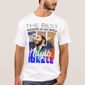 Nayib Bukele Presidente / Diseño El Salvador T-shirt (Voorkant)