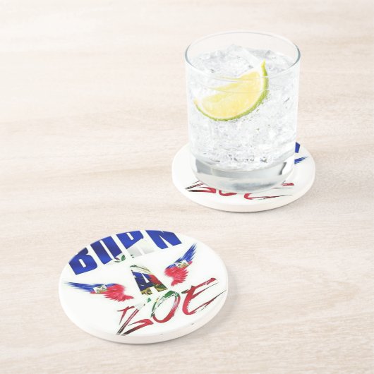 Nayo Zandsteen Onderzetter (Zijkant)