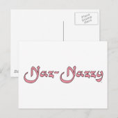 Naz-Nazzy Briefkaart (Voorkant / Achterkant)