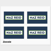Naz Reid - Minnesota Basketball Rechthoekige Sticker (Vel)