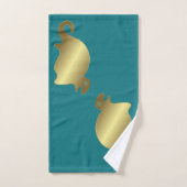 Naza Peru Geoglyphs Animals Gold Seals Bad Handdoek (Handdoek)