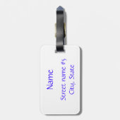 Nazar Amulet Bagagelabel (Achterkant verticaal)