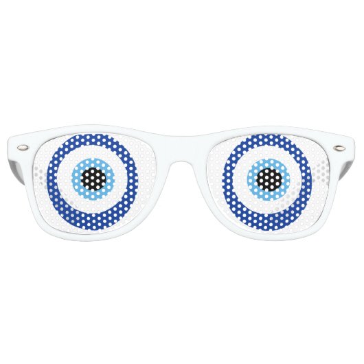 Nazar amulet (nazar boncuğu) retro zonnebril (Voorkant)