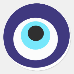 Nazar amulet (nazar boncuğu) ronde sticker