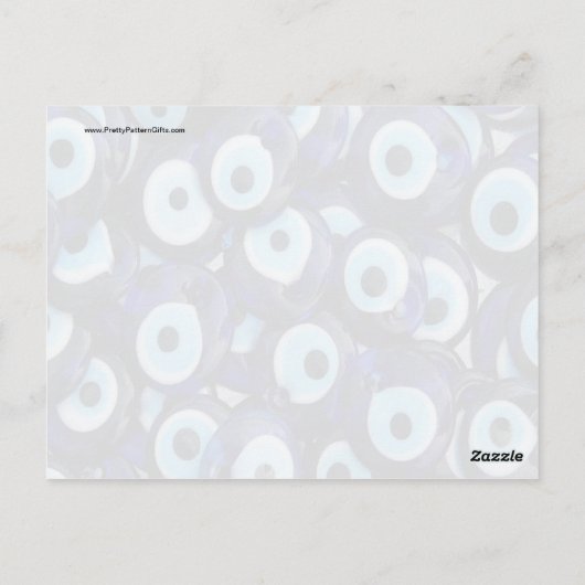 Nazar Amulets Evil Eye Stones Blue Pattern Briefkaart (Achterkant)