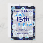 Nazar Amulets Evil Eye Stones Blue Pattern Kaart (Voorkant)