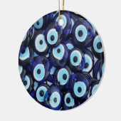 Nazar Amulets Evil Eye Stones Blue Pattern Keramisch Ornament (Links)