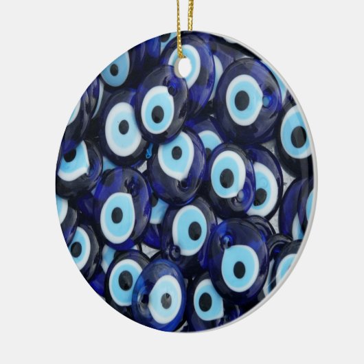 Nazar Amulets Evil Eye Stones Blue Pattern Keramisch Ornament (Links)