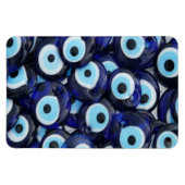 Nazar Amulets Evil Eye Stones Blue Pattern Magneet (Horizontaal)