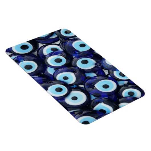 Nazar Amulets Evil Eye Stones Blue Pattern Magneet (Rechterzijde)