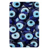 Nazar Amulets Evil Eye Stones Blue Pattern Magneet (Verticaal)