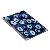 Nazar Amulets Evil Eye Stones Blue Pattern Notitieboek (Rechterzijde)