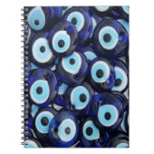 Nazar Amulets Evil Eye Stones Blue Pattern Notitieboek (Voorkant)