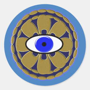 Nazar "Evil Eye" amulet Ronde Sticker