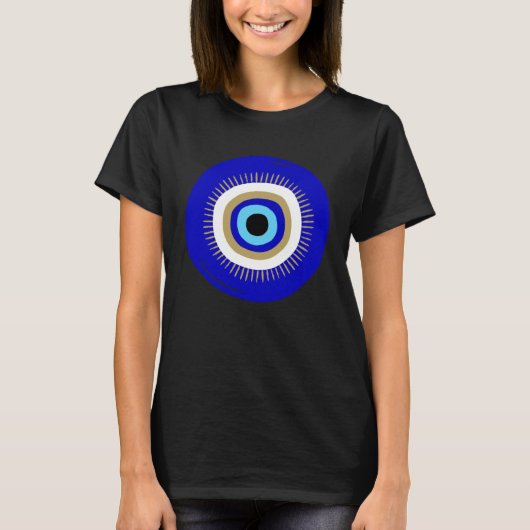 Nazar Evil Eye Charm for Protection Islamic Islam  T-shirt (Voorkant)