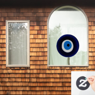 Nazar Evil Eye Protection Amulet Blue Beeldsymbool Raamsticker