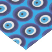 Nazar Evil Eye Protection Amulet Blue Beeldsymbool Tafelkleed (Gekanteld)