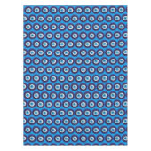 Nazar Evil Eye Protection Amulet Blue Beeldsymbool Tafelkleed (Voorkant)